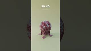 Satisfying Cloth Simulation 1 KG Vs 1000 KG In blender [upl. by Saum]