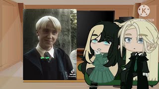 Narcissa and Lucius Malfoy react to Drarry  Gacha club reaction video [upl. by Eceinej]