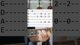 Stairway to Heaven Intro Guitar Lesson  Led Zeppelin guitarlesson guitar stairwaytoheaven [upl. by Wan524]