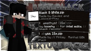 the BEST black texture packs V2  Solo Bedwars Commentary [upl. by Nered]