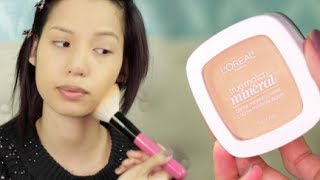 New LOreal True Match Mineral Powder Review amp Demo [upl. by Yniattirb]