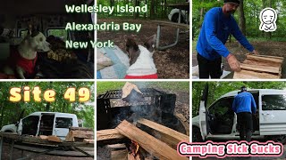 Wellesley Island State Park amp Campground Site 49 Alexandria Bay New York Having fun Sick  2024🔥🆙 [upl. by Odelle587]