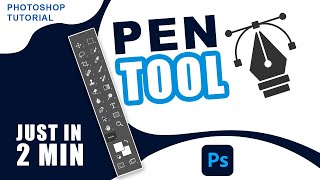 Master pen tool shape in just 2 min  Photoshop Tutorial iDesign [upl. by Nomde]