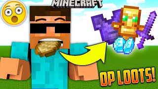 Minecraft But Food Gives OP Items [upl. by Rosenwald887]