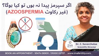 Dr C Suvarchala  Ziva Fertility اگر سپرمز پیدا نہ ہوں تو کیا ہوگا؟ غیر رکاوٹ azoospermia [upl. by Eilahtan]