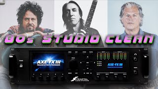 AxeFX III  80s STUDIO CLEAN in the style of Lukather Landau Thompson [upl. by Notsreik]