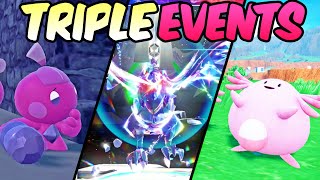 New TRIPLE EVENTS in Pokemon Scarlet Violet [upl. by Padraig]