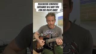 Telecaster controls explained in a way you can actually use guitar telecaster stratocaster tele [upl. by Sairtemed]