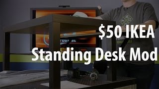 The 50 IKEA Standing Desk Mod [upl. by Nogem]