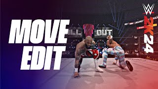 WWE 2K24  Ricochet vs Will Ospreay AEW All Out Highlights [upl. by Nayek]