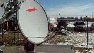 18 Meter Mobile Automatic Satellite Antenna [upl. by Atinaej]