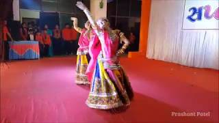 Ghoomar Dance by Anjar Kutch Kadva Patel Yuvati Group on Saptrangi 31st December 2017 [upl. by Couq]