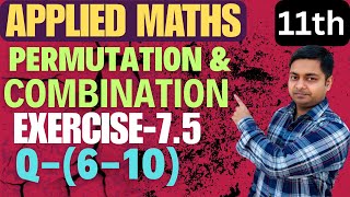 EX75610  Permutation amp Combinations  CLASS11th maths sushantclasses6634 appliedmaths [upl. by Brookner]