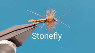 Fly Tying  Stonefly  Dry Fly [upl. by Sucramd99]