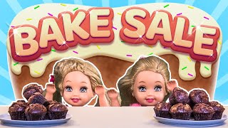 Barbie  The Twins Bake Sale  Ep82 [upl. by Carmina]