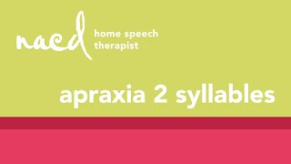 Speech Therapy for Apraxia2Syllable Words App Instructions [upl. by Flora568]