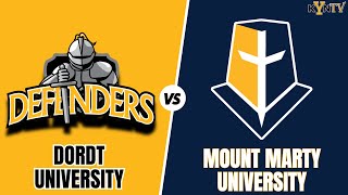 Dordt University vs Mount Marty University Football [upl. by Lonier]