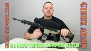 Gibbz Arms G4 Left Hand Side Charge AR15 Upper Receiver Build Review [upl. by Namso]