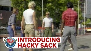 Introducing Hacky Sack the 1985 version of Frisbee [upl. by Latsyk]