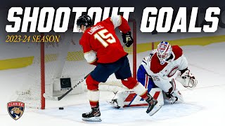 BEST SHOOTOUT GOALS  202324 Florida Panthers [upl. by Lirpa]