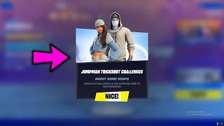 Fortnite Jumpman Trickshot Challenges and Free Reward Island code [upl. by Drucilla]