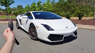 2014 Lamborghini Gallardo LP5502 Start Up Exhaust Walkaround Test Drive and Review [upl. by Denman]