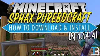 How To Download amp Install Sphax PureBDCraft in Minecraft 1144 [upl. by Mervin]