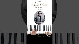 Frederic Chopin  Prelude in E minor [upl. by Bronson]