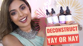 DECONSTRUCT SKINCARE breaking down the hype reviewing 4 popular serums [upl. by Sivatnod76]