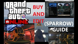 GTA 5 Online How to Buy and Customize the Sparrow  Kosatka 2023 Guide [upl. by Swehttam]