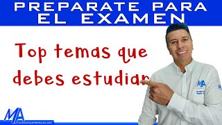 Top de temas que debes estudiar para el examen de admisión [upl. by Azilef158]