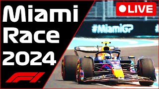 🔴F1 LIVE  Miami GP RACE  Commentary  Live Timing [upl. by Langbehn]