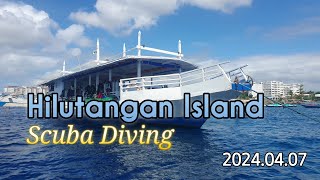 Cebu Hilutangan Island Reef Scuba Diving Vlog 20240407 feat in2theBLUE [upl. by Eiraminot437]