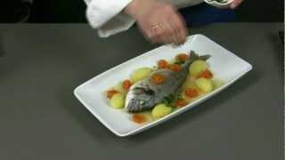 GILTHEAD BREAM  Orata allacqua pazza [upl. by Shiverick]