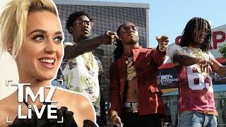 Katy Perry Fans Are Outraged Over Collab With Migos  TMZ Live [upl. by Marci389]