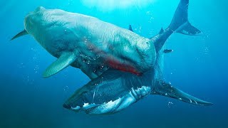 6 Biggest Megalodon Enemies Ever Existed [upl. by Ettevi1]