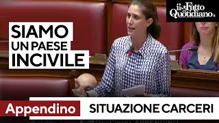 Carceri il duro intervento di Chiara Appendino quotItalia paese incivilequot [upl. by Homans202]