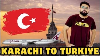 KARACHI TO TURKIYE  QATAR AIRWAYS  DOHA AIRPORT  HAVAIST BUS [upl. by Mcspadden755]