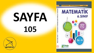 6sınıf MATEMATİK KİTABI DOĞA YAYINCILIK sayfa 105 [upl. by Adidnac]