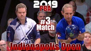 2019 Bowling  PBA Bowling Indianapolis Open 3 Wes Malott VS Norm Duke [upl. by Eldorado]