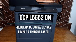 problema de cópia clara na brother DCP L5652 DN [upl. by Aisa]