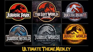 Jurassic Park THEME MEDLEY inc Lost World  JP3  Jurassic World  Fallen Kingdom  Dominion [upl. by Zaneta]