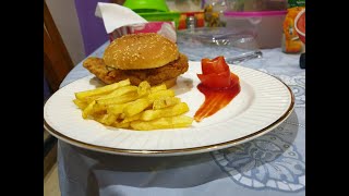 How to make Crispy Chicken Zinger Burger  Crispy Chicken Zinger Burger Recipe  BIG Brand  Urdu [upl. by Beitch923]