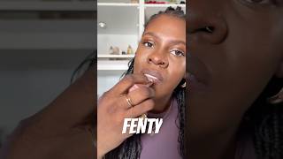 New FENTY lip combo FENTY gloss balm FENTY glow fentybeauty fentybeautyreview fentygloss [upl. by Nager]