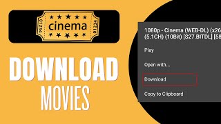 How To Download Movies On Cinema HD App [upl. by Nyleuqcaj]