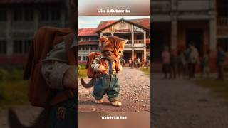 Cute cats struggle for life  Kittu के जीवन का कठिन सफर  Poor to rich struggle story shorts [upl. by Annawik988]