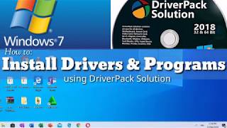 How to Install Drivers and Programs using DriverPack Solution [upl. by Airpac357]