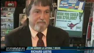 Richard Lustig Sharing Secrets on How to Win The Lottery on Univision [upl. by Anitnemelc]