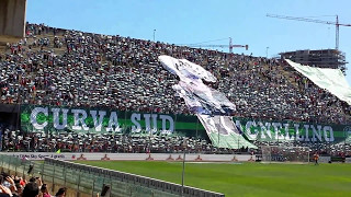 Salernitana  Avellino 20 La coreografia della Curva Sud [upl. by Stanwin]