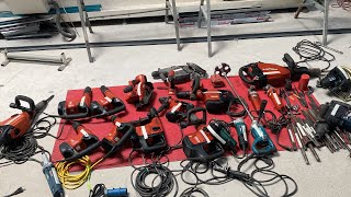 khoan đục Hilti máy mài máy cắt mui khoan 0919920800 [upl. by Drislane]